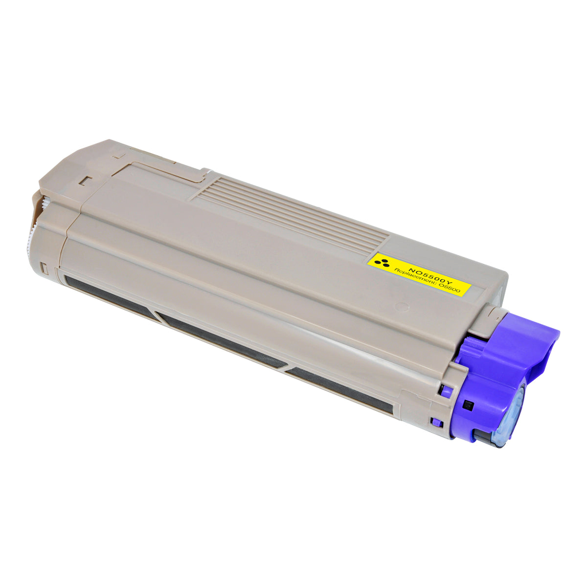 Arthur Imaging Compatible Toner Cartridge Replacement for OKI 5500Y (43324401, Yellow, 1-Pack)