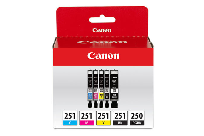 Canon PGI-250 / CLI-251 5 Color Value Pack