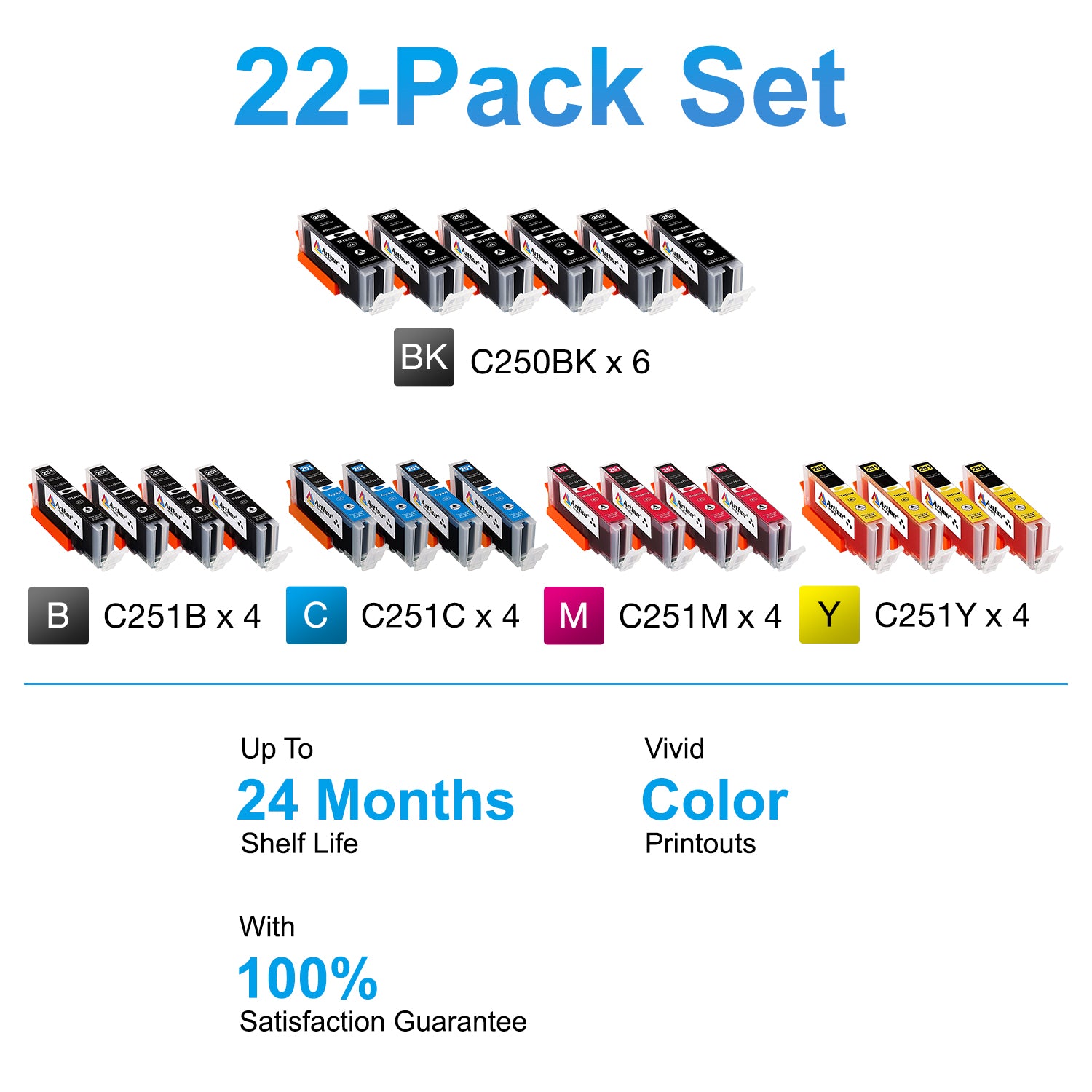 Aazon.co: Tekall Copatible C A K E Ink Cartridge PGI-250XL, CLI