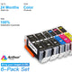 Arthur Imaging Compatible Ink Cartridge Replacement for 270XL 271XL (2 Large Black, 1 Small Black, 1 Cyan, 1 Yellow, 1 Magenta, 6-Pack)