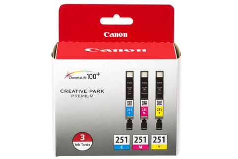 Canon CLI-251 3 Color Pack