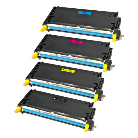 Arthur Imaging Compatible Toner Cartridge Replacement for Xerox Phaser 6180 Set (1 Black, 1 Cyan, 1 Magenta, 1 Yellow, 4-Pack)