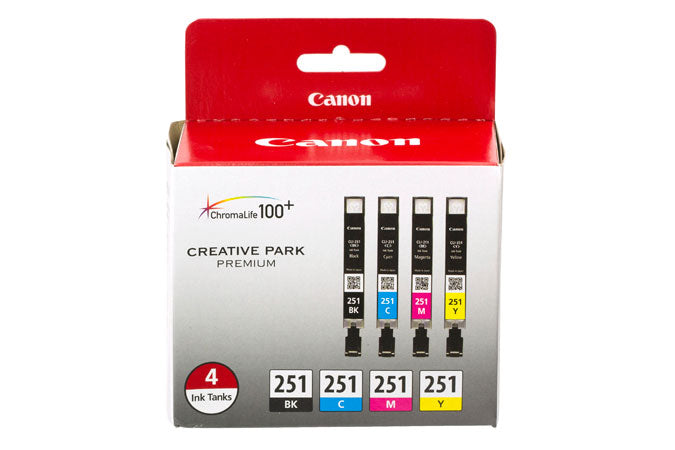 Canon CLI-251 4 Color Ink Pack
