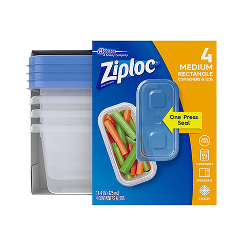 Ziploc Food Storage Containers (4 count)